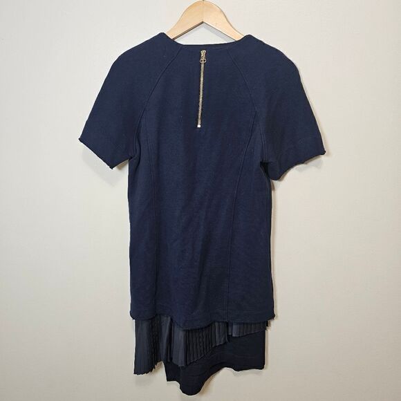 Derek Lam 10 Crosby Blue Sweatshirt Dress 2 in 1 Size 8 - Picture 5 of 14
